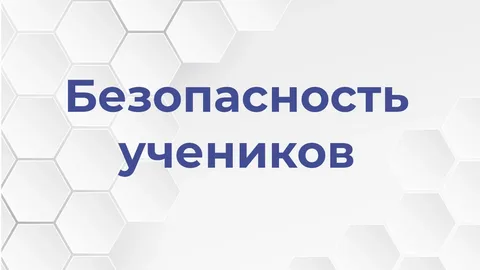 Изображение безопасность учеников.